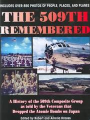 Cover of: The 509th remembered | 
