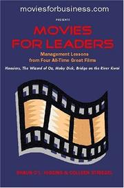 Cover of: Movies for Leaders: Management Lessons from Four All-Time Great Films (Management Goes to the Movies)