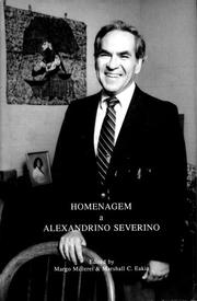 Cover of: Homenagem a Alexandrino Severino by Marshall C. Eakin