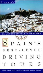 Cover of: Frommer's Spain's Best-Loved Driving Tours
