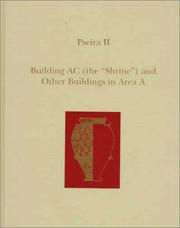 Cover of: Building Ac (The "Shrine") and Other Buildings in Area A (Memoir) by 