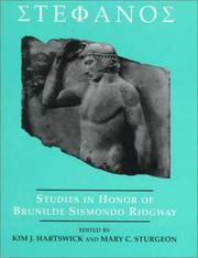 Cover of: Stephanos: Studies in Honor of Brunilde Sismondo Ridgway (University Museum Monograph, 100)