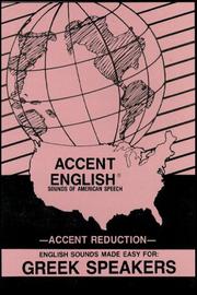 Cover of: Greek Speakers (Accent English)