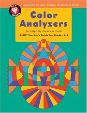 Cover of: Color Analyzers: Investigating Light And Color