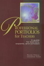 Cover of: Professional portfolios for teachers by Bonita L. Wilcox