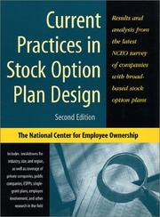 Cover of: Current Practices in Stock Option Plan Design by Ryan Weeden, Ryan Weeden