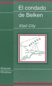 Cover of: El Condado De Belken: Klail City (Clasicos Chicanos, 8.)
