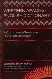 Western Apache-English dictionary by Dorothy Bray