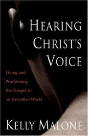 Cover of: Hearing Christ's Voice