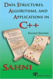 Cover of: Data Structures, Algorithms, And Applications In C++