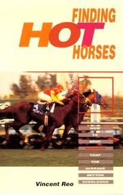 Cover of: Finding hot horses by Vincent M. Reo