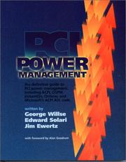 Cover of: PCI Power Management by George Willse, Edward Solari, Jim Ewertz