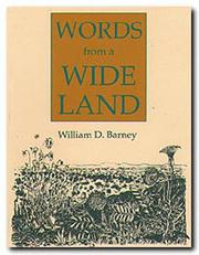 Cover of: Words from a wide land