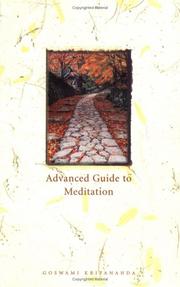The Advanced Guide to Meditation by Goswami Kriyananda (Donald Walters)