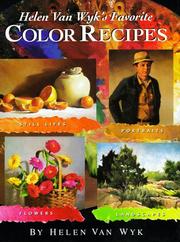 Cover of: Helen Van Wyk's Favorite Color Recipes