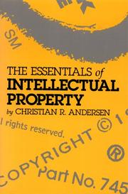 Cover of: Essentials of Intellectual Property for the Paralegal by Christian R. Andersen