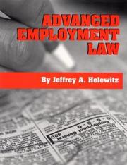 Cover of: Advanced Employment Law