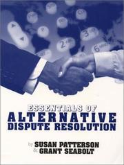 Cover of: Essentials of Alternative Dispute Resolution (2nd Edition)