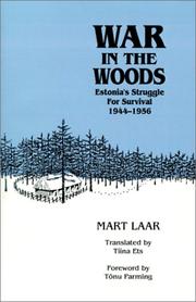 Cover of: War in the woods by M. Laar