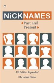 Cover of: Nicknames: Past and Present