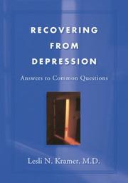 Cover of: Recovering From Depression: Answers To Common Questions