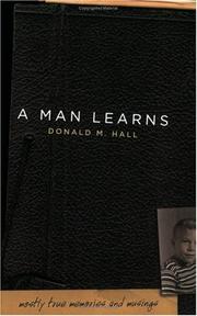 Cover of: A Man Learns