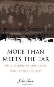 Cover of: More than meets the ear by Julie Ayer