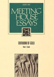 Cover of: Cherubim of Gold: Building Materials & Aesthetics (Meeting House Essays Series, No 3)