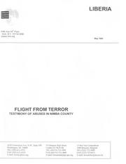 Cover of: Liberia: Flight from Terror : Testimony of Abuses in Nimba County : An Africa Watch Report May 1990 (Flight from Terror)
