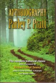 Cover of: Autobiography of Parley P. Pratt