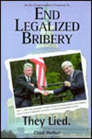 Cover of: End legalized bribery by Cecil Heftel