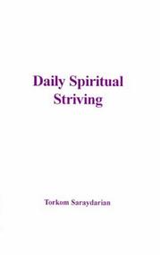 Cover of: Daily spiritual striving