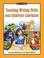 Cover of: Teaching writing skills with children's literature