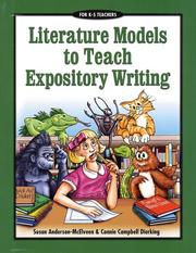 Cover of: Literature Models to Teach Expository Writing