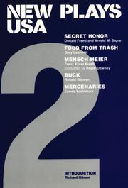 Cover of: New Plays USA 2: Secret Honor, Food from Trash, Mensch Meier, Buck, Mercenaries (New Plays USA)
