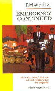 Cover of: The Emergency Continued