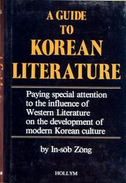 Cover of: A guide to Korean literature