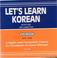 Cover of: Let's learn Korean