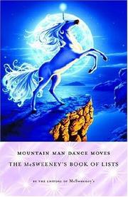 Cover of: Mountain Man Dance Moves: The McSweeney's Book of Lists