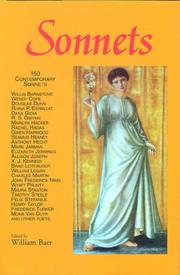 Cover of: Sonnets by William Baer