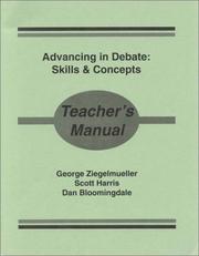 Front cover of Advancing in Debate by George Zeigelmueller