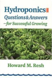 Cover of: Hydroponic Q & A by Howard M. Resh