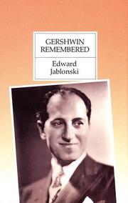 Cover of: Gershwin Remembered by Edward Jablonski