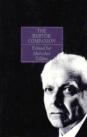 Cover of: Bartok Companion, The