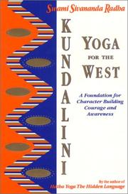 Cover of: Kundalini Yoga for the West: A Foundation for Character Building Courage and Awareness