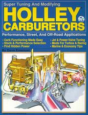 Cover of: Holley Carburetors