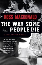 Cover of: The Way Some People Die (Vintage Crime/Black Lizard)