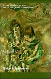 Cover of: Pascin And The Demons Of Chance by Elaine Pomper Snyderman