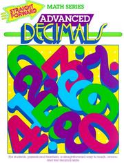 Cover of: Advanced Decimals (Advanced Straight Forward Math Series)