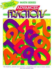 Cover of: Advanced Fractions (Advanced Straight Forward Math Series)
